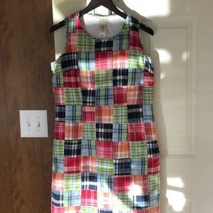 Patchwork shift dress